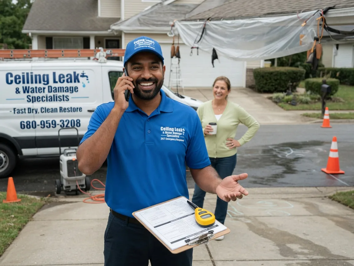 Ceiling Leak Cleanup Valley Springs, SD FAQs